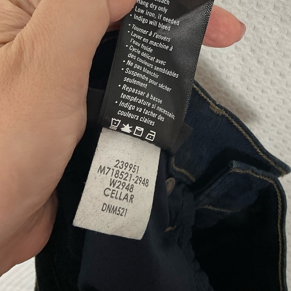 PAIGE Normandie “Cellar” XLong Dark Blue Luxury Jeans Mens 31 x 37 NWOT Straight - Picture 6 of 8